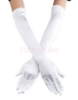 Picture of 1920s Flapper Gatsby Long Satin Gloves-White