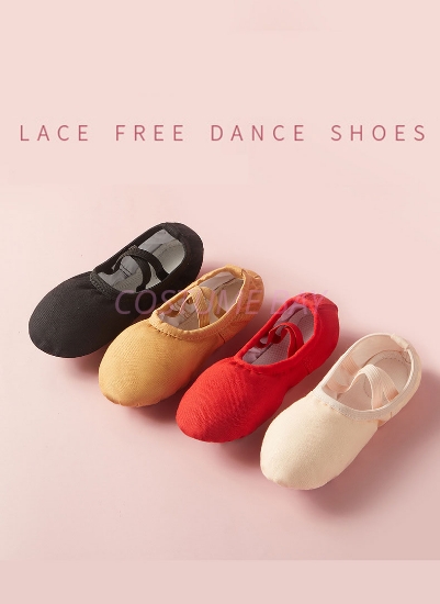 Picture of Women Dancing Soft Ballet Shoes - Lace Free