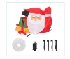 Picture of Inflatable Santa with LED Lights Yard Decoration