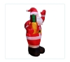 Picture of Inflatable Santa with LED Lights Yard Decoration