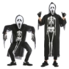 Picture of Mens Skeleton 3pcs Set Ghostface Scream Mask Costume for Halloween