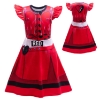 Picture of Girls Descendants Red Costume Dress