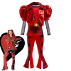 Picture of Girls Descendants Red Costume Set