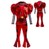 Picture of Girls Descendants Red Costume Set