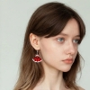 Picture of Christmas Earrings - Red Dress