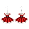 Picture of Christmas Earrings - Red Dress