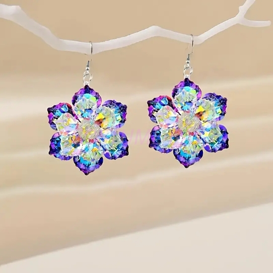 Picture of Christmas Earrings - Festive Snowflake