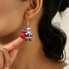 Picture of Christmas Earrings - Santa Gift