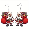 Picture of Christmas Earrings - Santa Gift