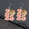 Picture of Pink 2025 New Year Earrings