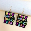 Picture of Multicolor 2025 New Year Earrings