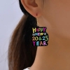 Picture of Multicolor 2025 New Year Earrings