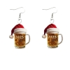 Picture of Beer Glass 2025 New Year Earrings