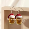 Picture of Beer Glass 2025 New Year Earrings