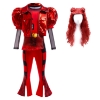 Picture of Girls Descendants Red Costume Set