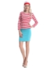 Picture of Red and White Stripes Where's Wally Womens Top with Hat