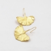 Picture of Gold Ginkgo Leaf Earrings