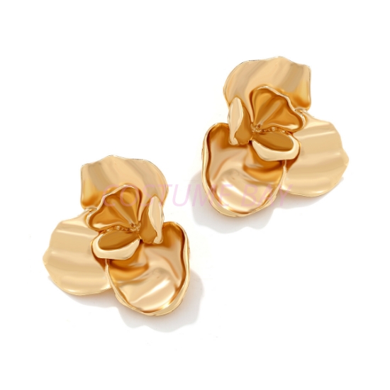 Picture of Golden Flower Earrings