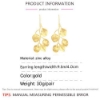 Picture of Gold Leaves Earrings